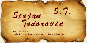 Stojan Todorović vizit kartica